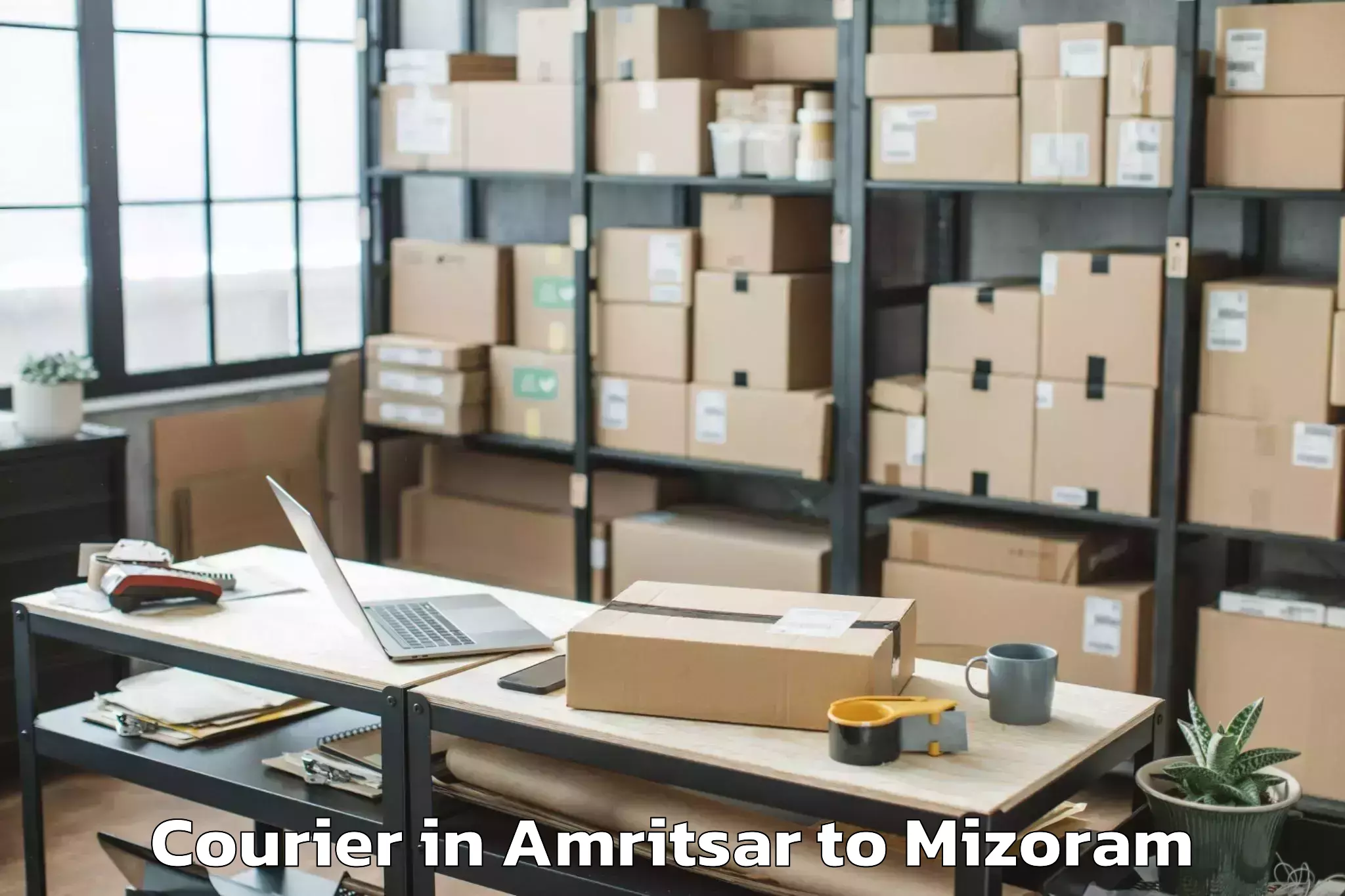 Get Amritsar to Mizoram Courier